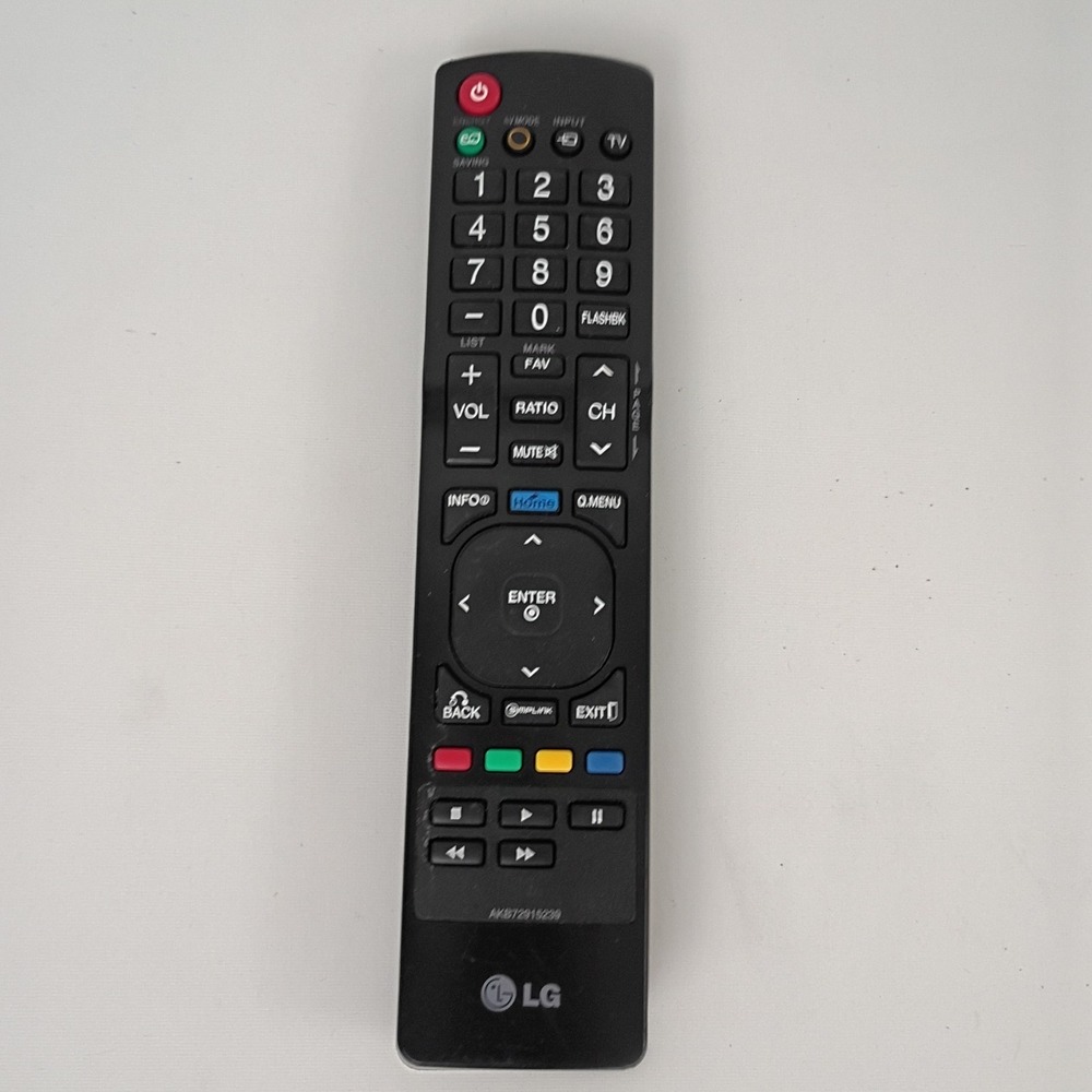 LG AKB72915239 TV Remote Control Black MPN AKB72915239 Model LG AKB72915239